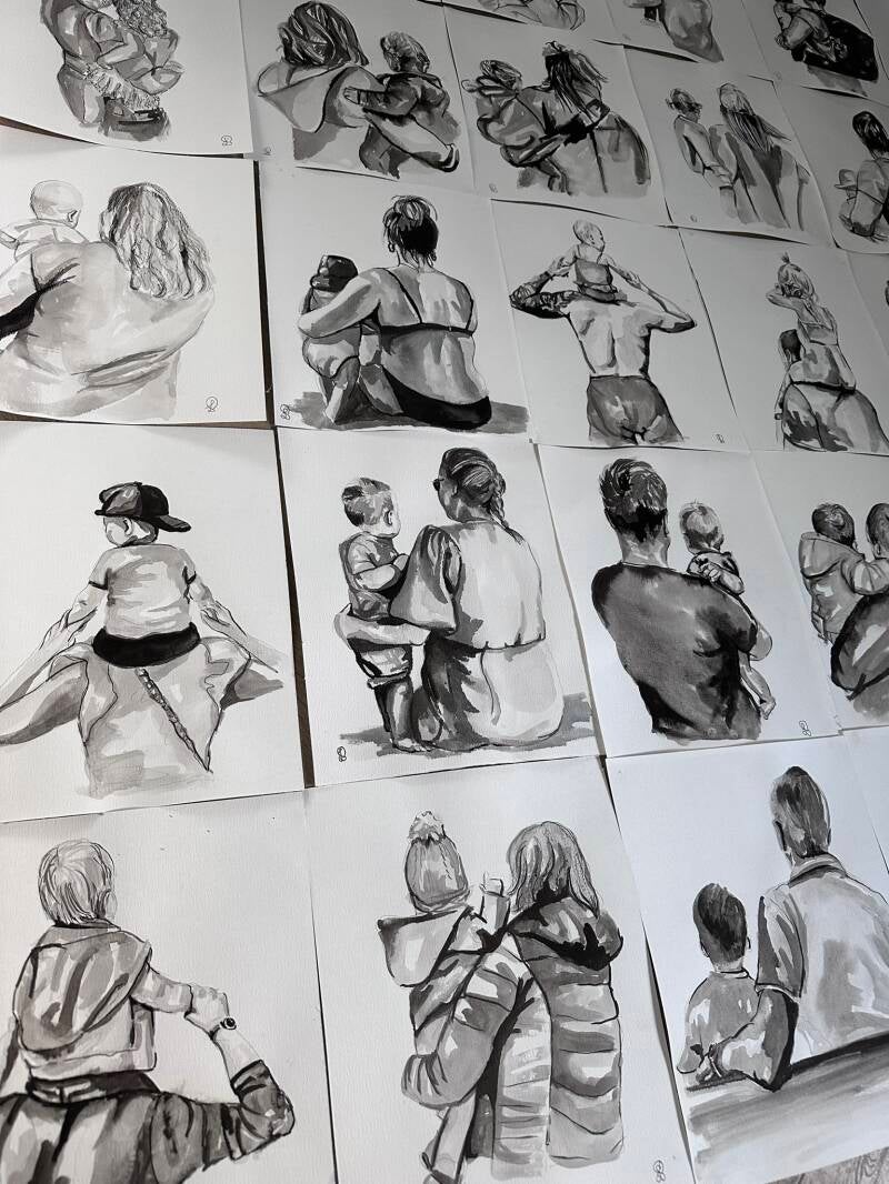 portret in opdracht. 