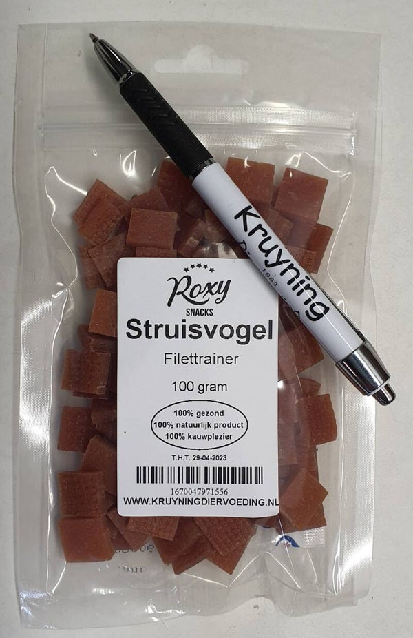 Kruyning filettrainers struisvogel 100gr