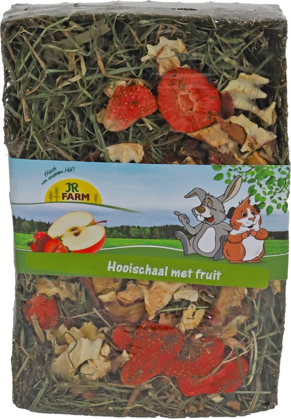 Jr farm knaagdier hooischaal met fruit 100gr