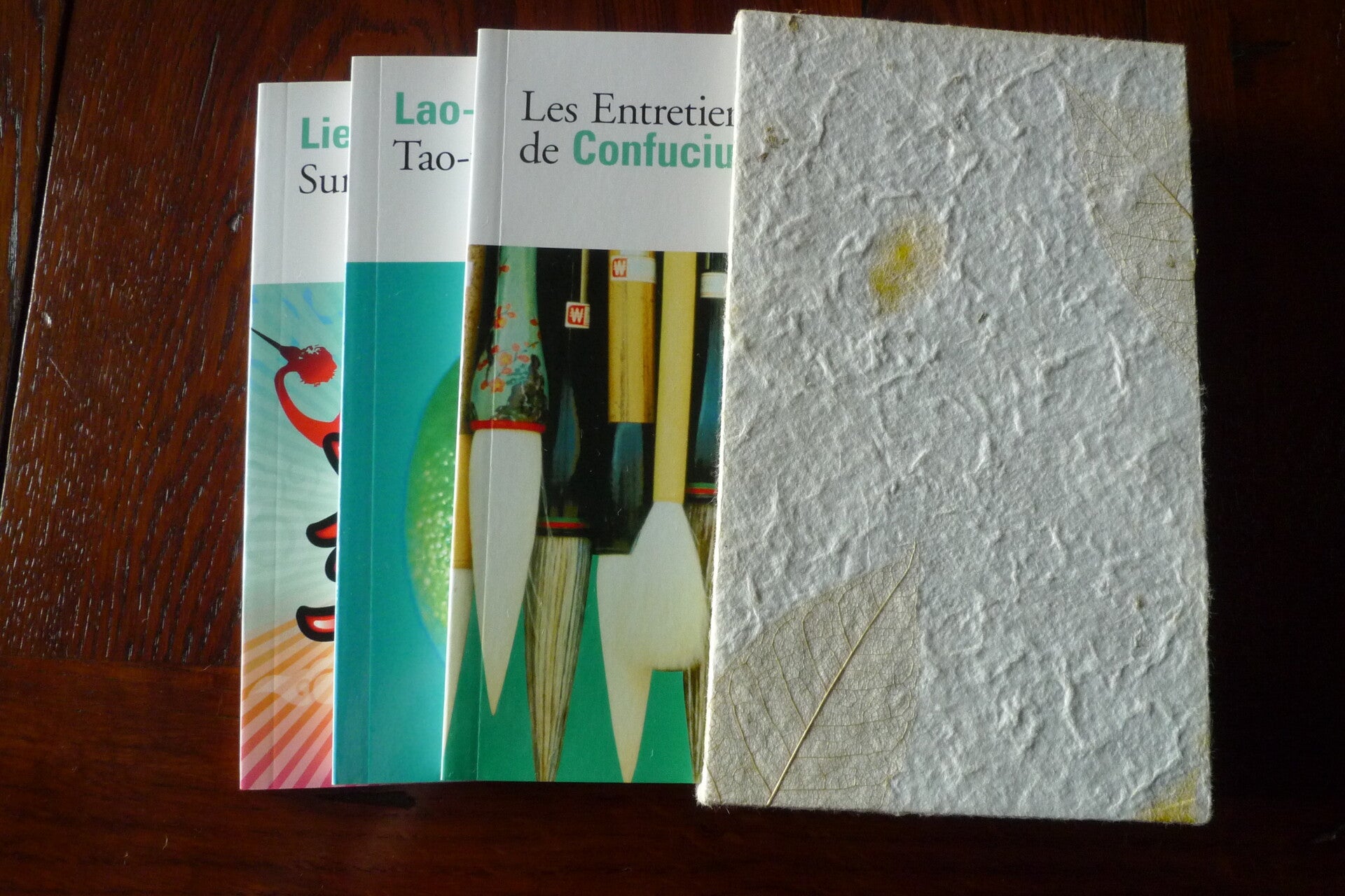 "Coffret de trois livres philosophiques asiatiques" Lie-tseu - Lao tseu - Confucius/ Asie - Philosophie