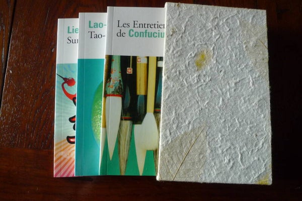 "Coffret de trois livres philosophiques asiatiques" Lie-tseu - Lao tseu - Confucius/ Asie - Philosophie