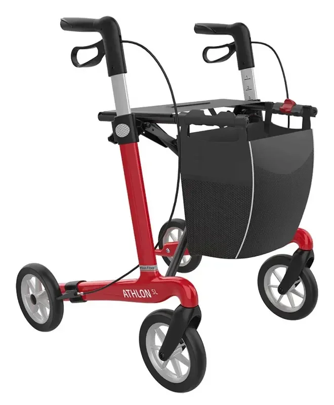 Athlon SL Carbon Rollator – Ultraleicht, modern & elegant mit Softbereifung