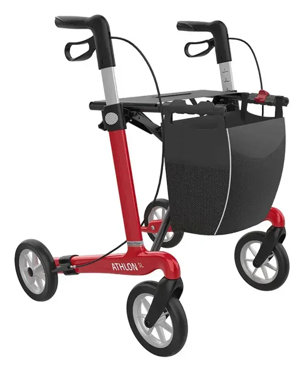 Athlon SL Carbon Rollator – Ultraleicht, modern & elegant mit Softbereifung