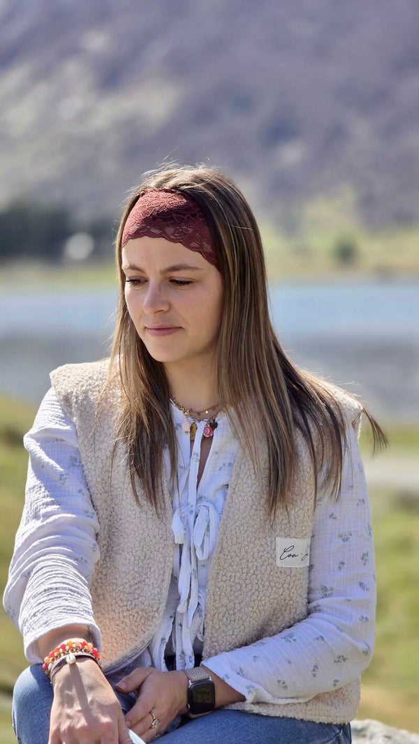 🤎 Bandeau dentelle — Chocolat