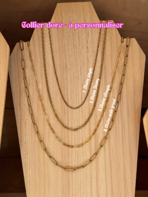 Collier doré 1