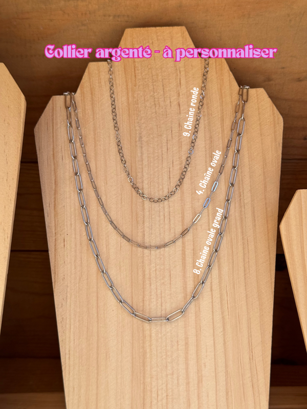 Collier argenté 1