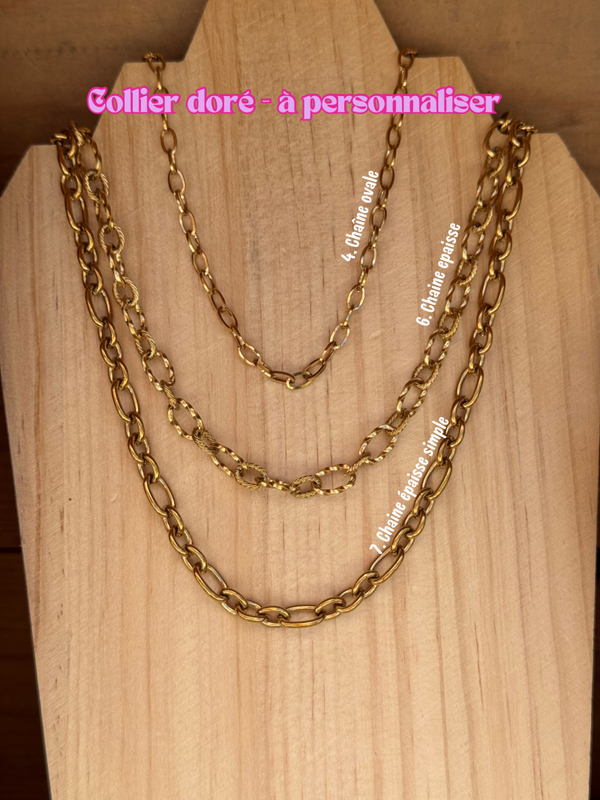 Collier doré 2