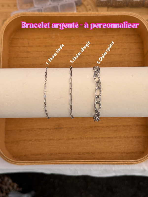 Bracelet argenté