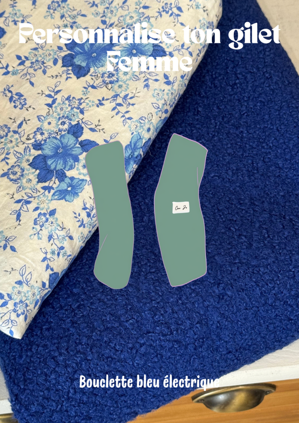 Gilet à personnaliser Femme - bouclette électrique