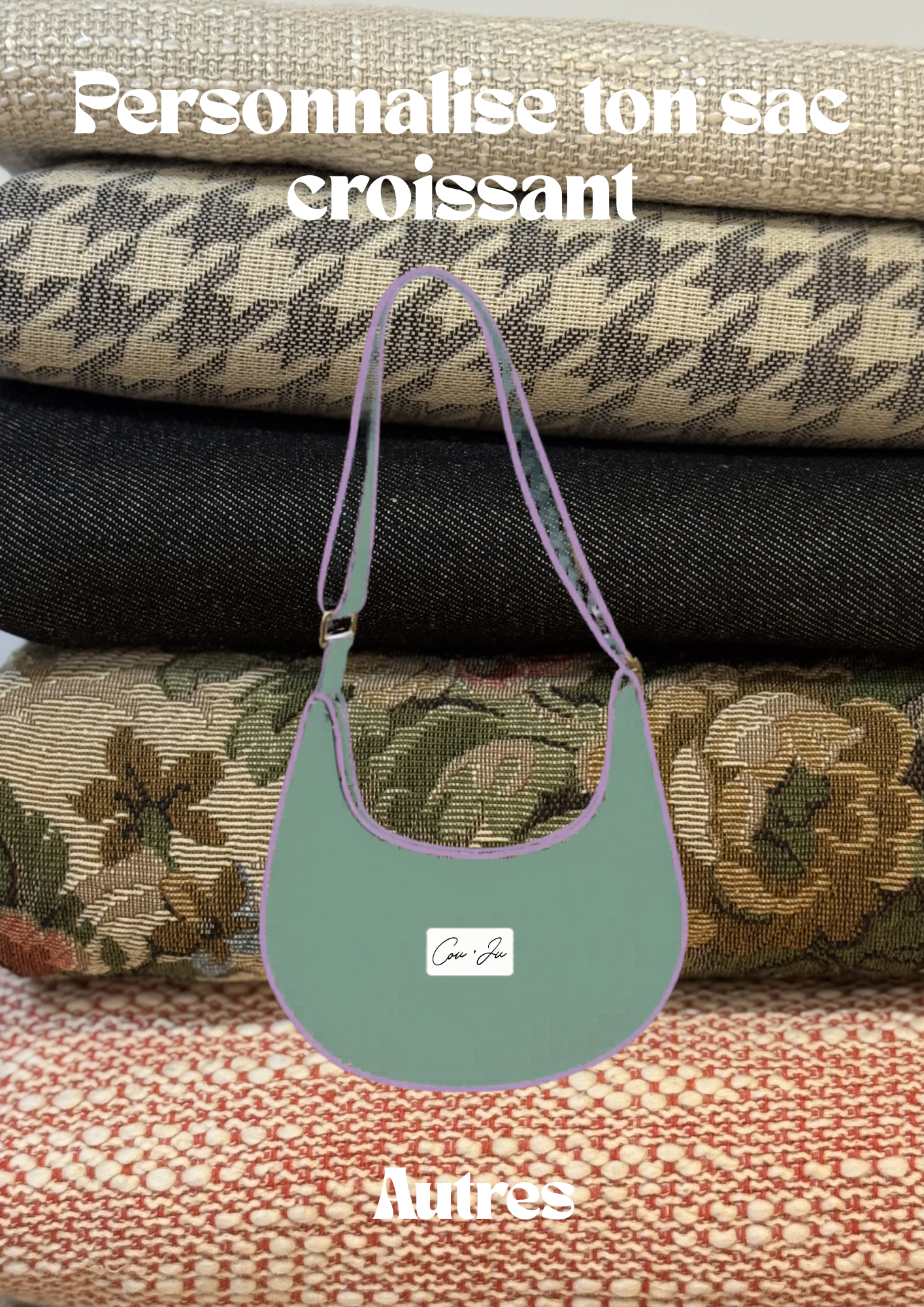Sac CROISSANT à personnaliser - Autres