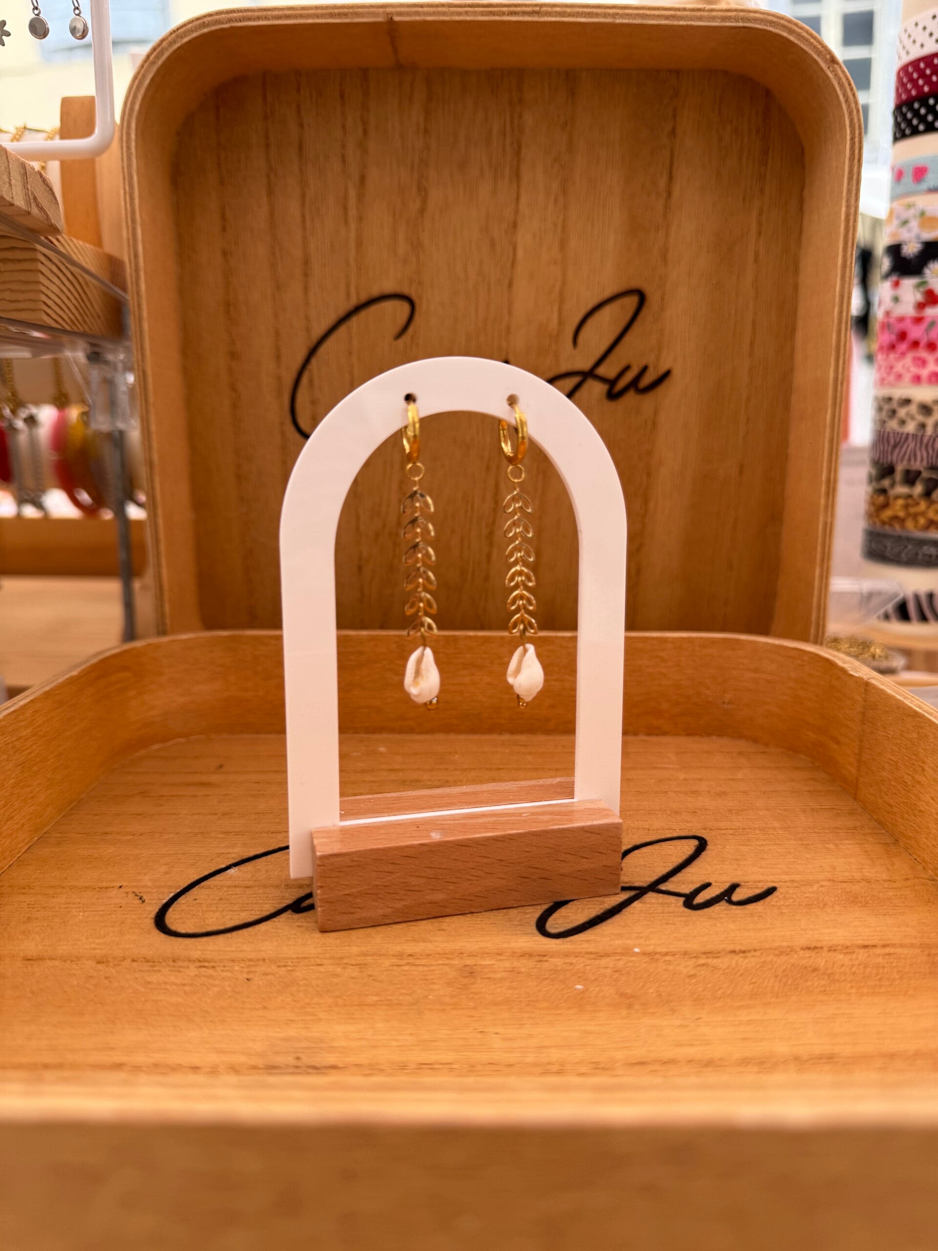 Boucles d’oreilles Néréa