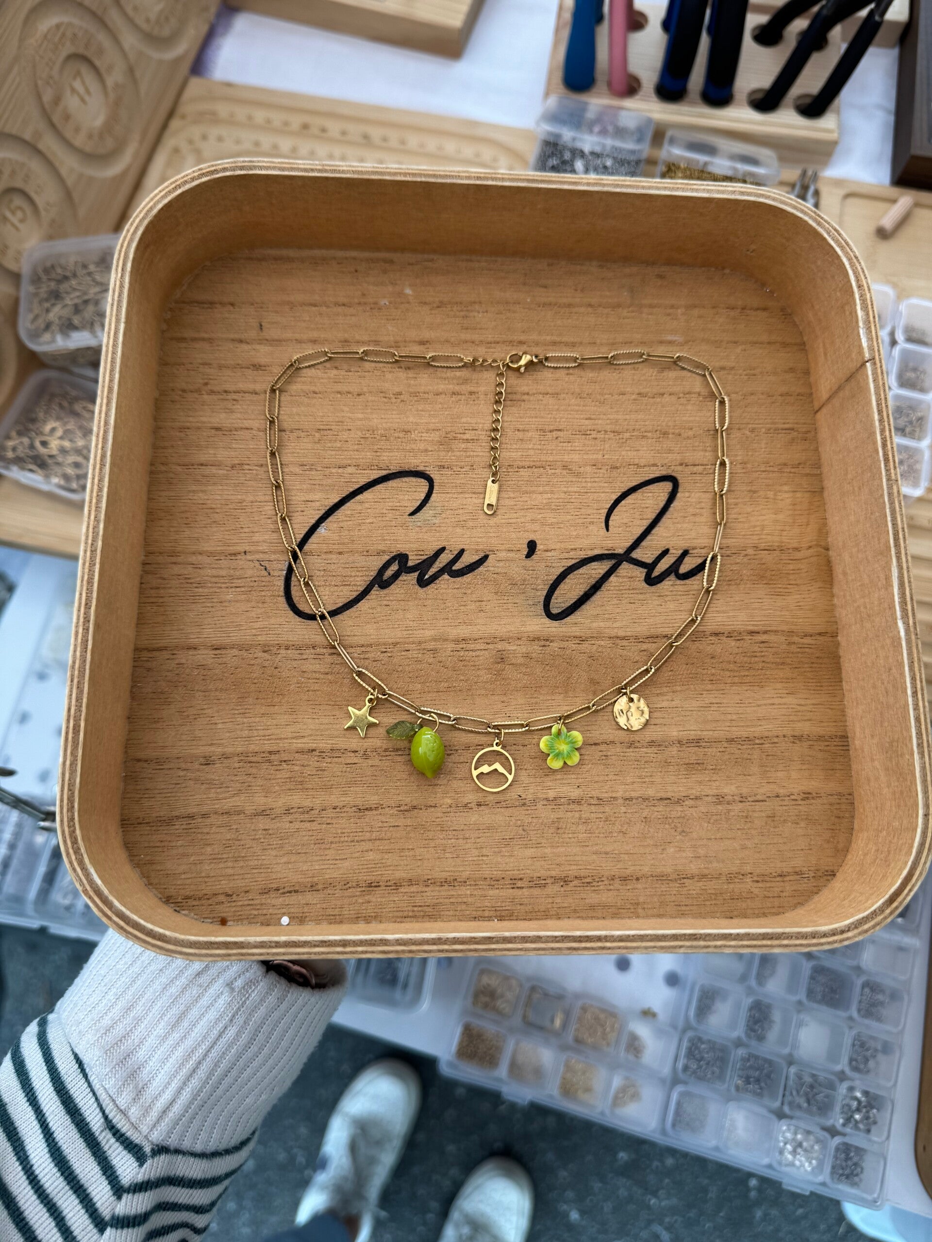 Collier limone verde