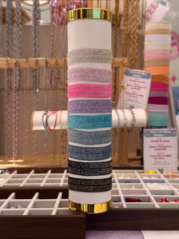 Bracelet élastique pailleté