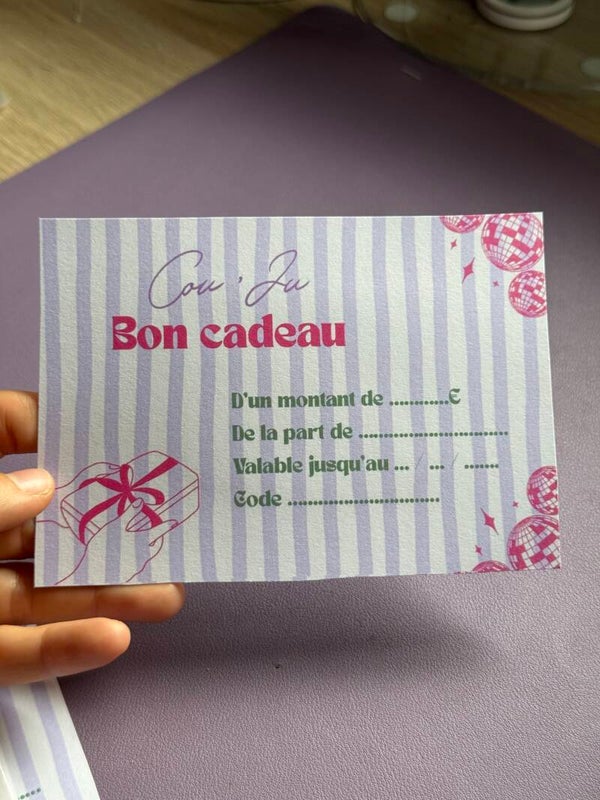 Carte bon cadeau