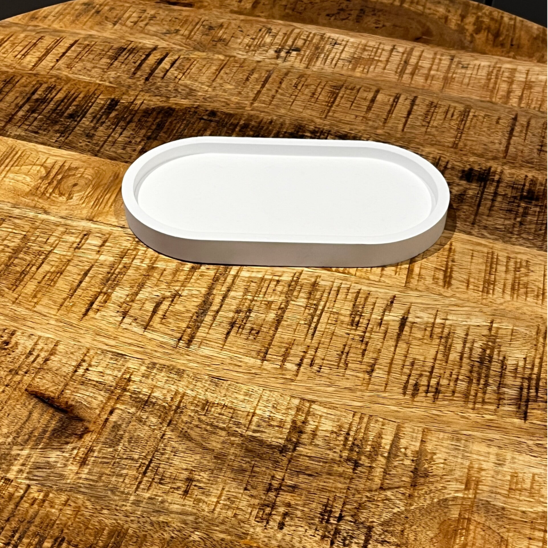Teller oval mittel