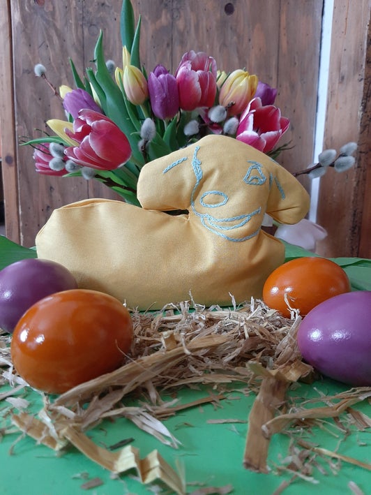 Osterlamm Duftkissen handgemacht Seeham