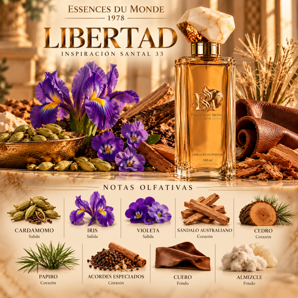 LIBERTAD. Inspiración Santal 33