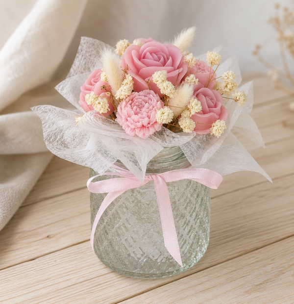 Bouquet de fondants parfumés « Azélie » – Musc blanc