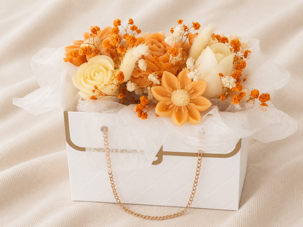 Bouquet de fondants parfumés «Mélina» – Vanille