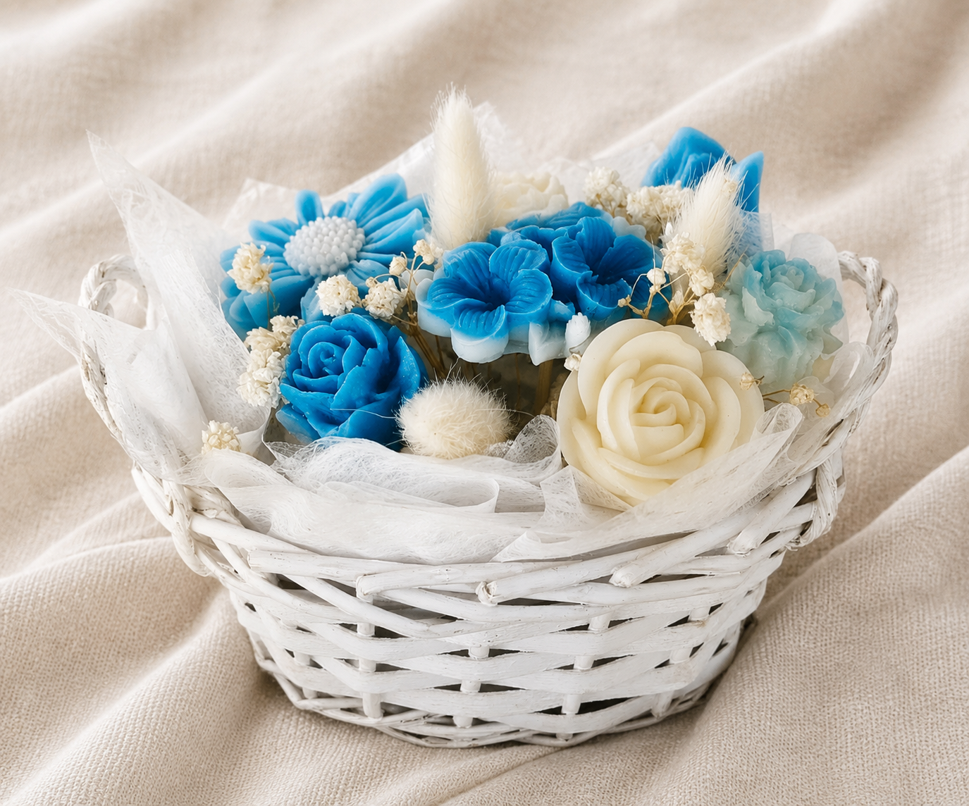 Panier de fondants parfumés « Néréa » – Monoï Passion