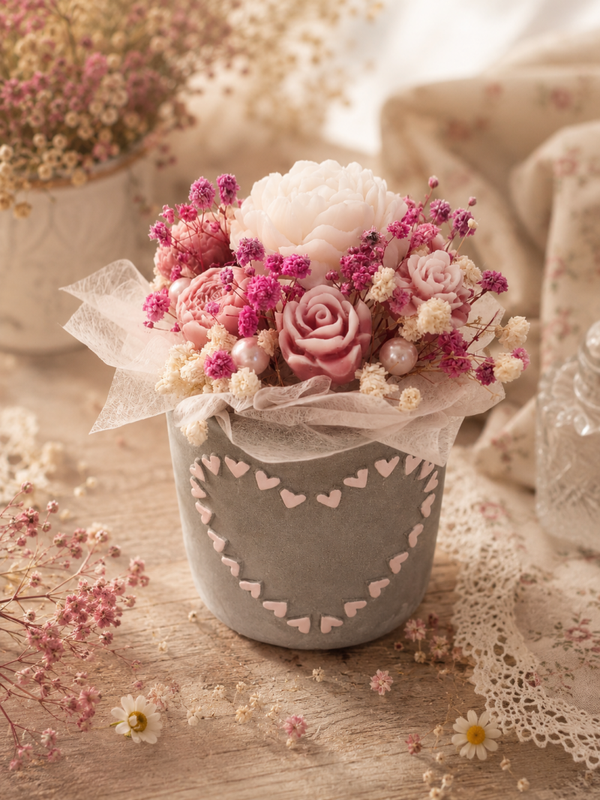 Fleurs fondantes parfumées « Aelys » – Musc Blanc