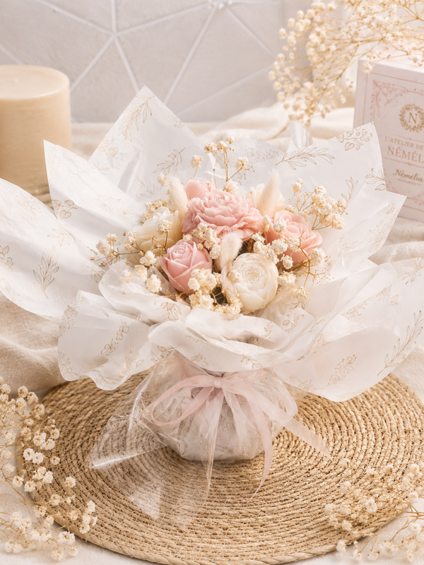 Bouquet parfumé «Margaux» Musc blanc