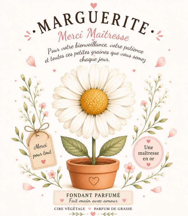 Carte parfumée Merci maîtresse