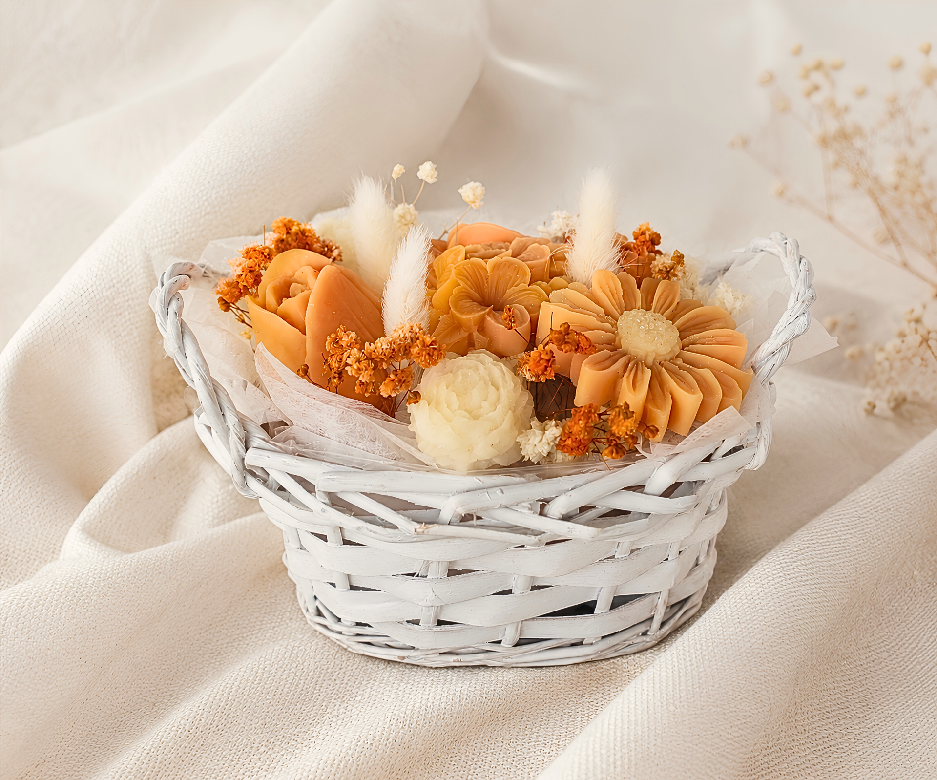 Panier de fondants parfumés «Gaïane » – Vanille gourmande