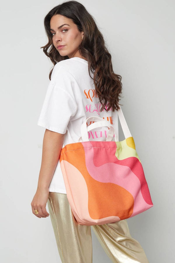 Canvas shopper Colorbomb