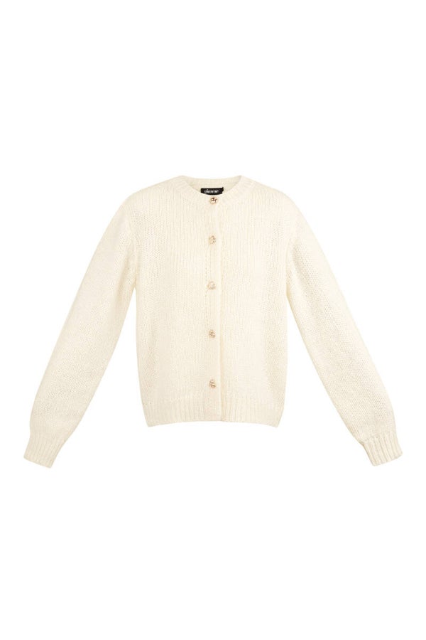 Knit Cardigan Laura | Gebroken Wit