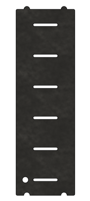 Magnetic indexing ruler 300mm