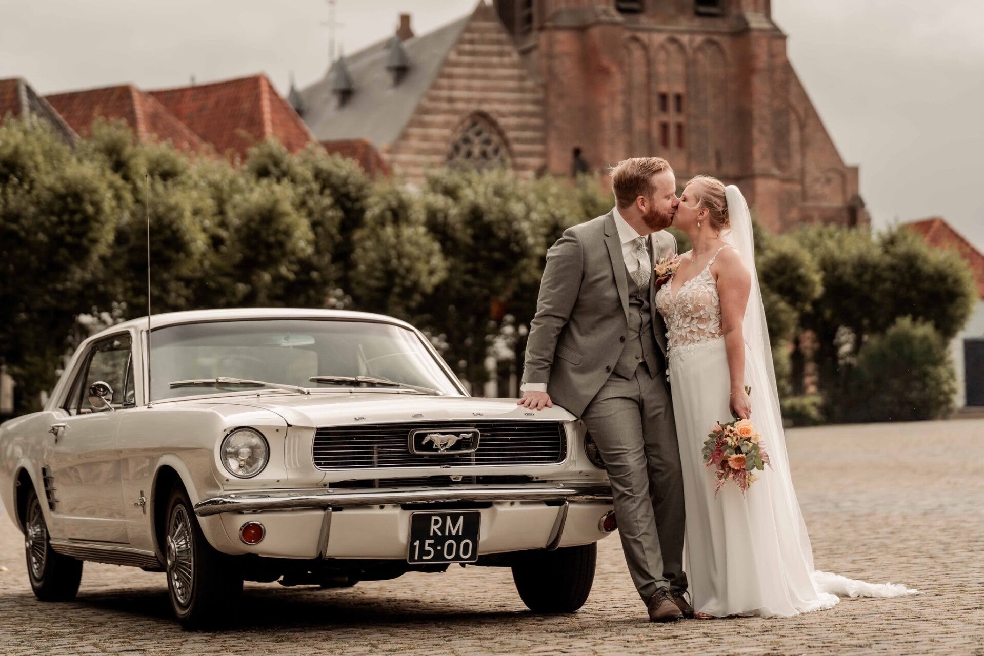 Ford Mustang huren bruiloft