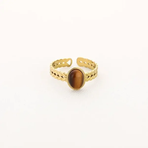 Natural Stone Basic Ring