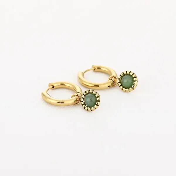 Natural Stone Earring