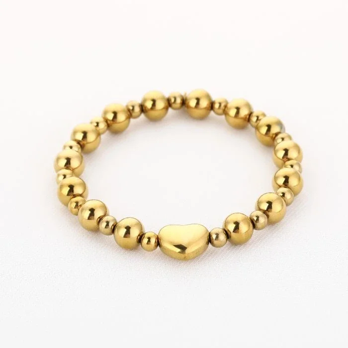 Beaded Heart Bracelet