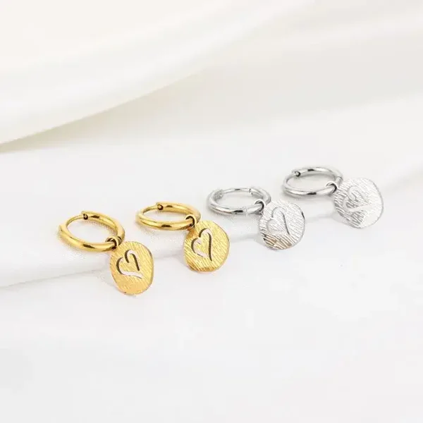 Earring Heart Coin