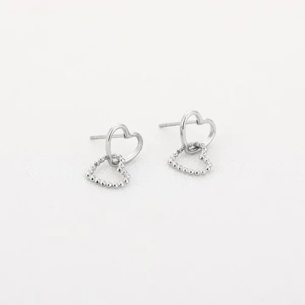 Double Heart Earring