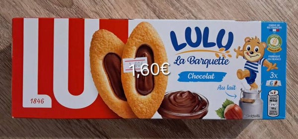 Biscuit Lu barquette chocolat