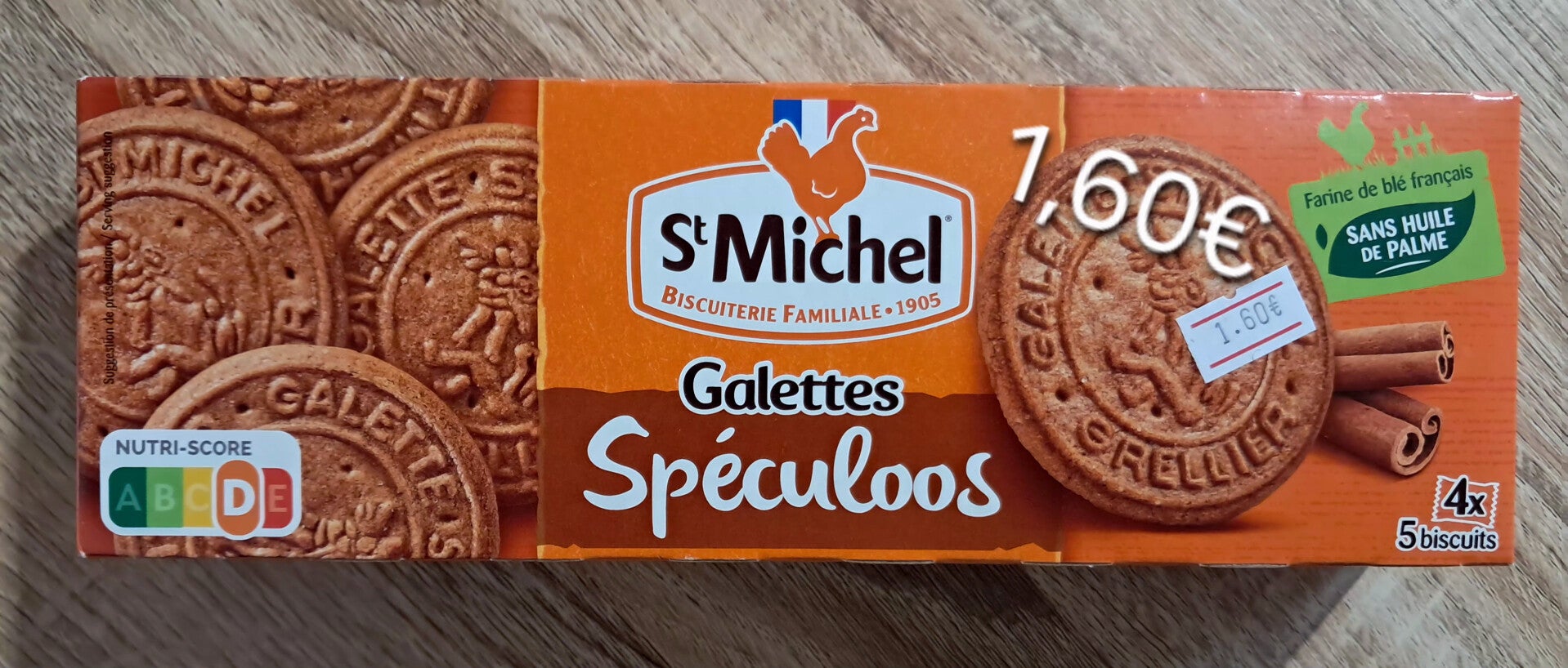 Biscuit st Michel galette spéculoos