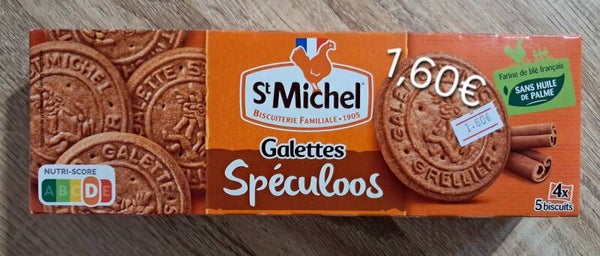 Biscuit st Michel galette spéculoos