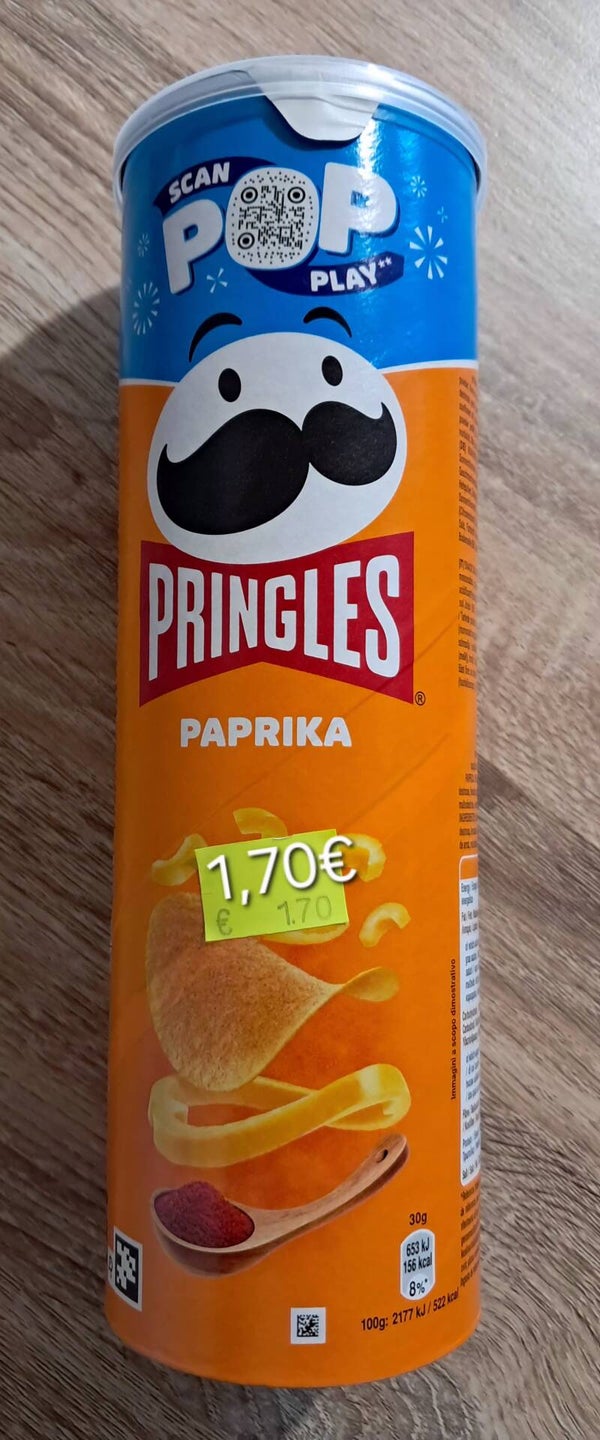 Chips pringles paprika