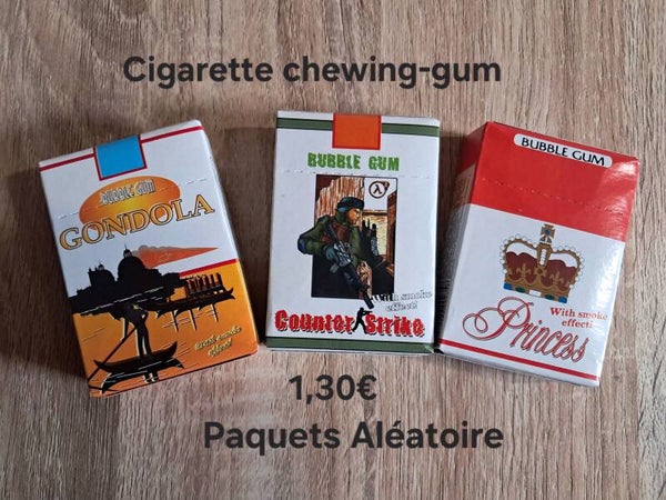 Chewing-gum cigarette (pièce)