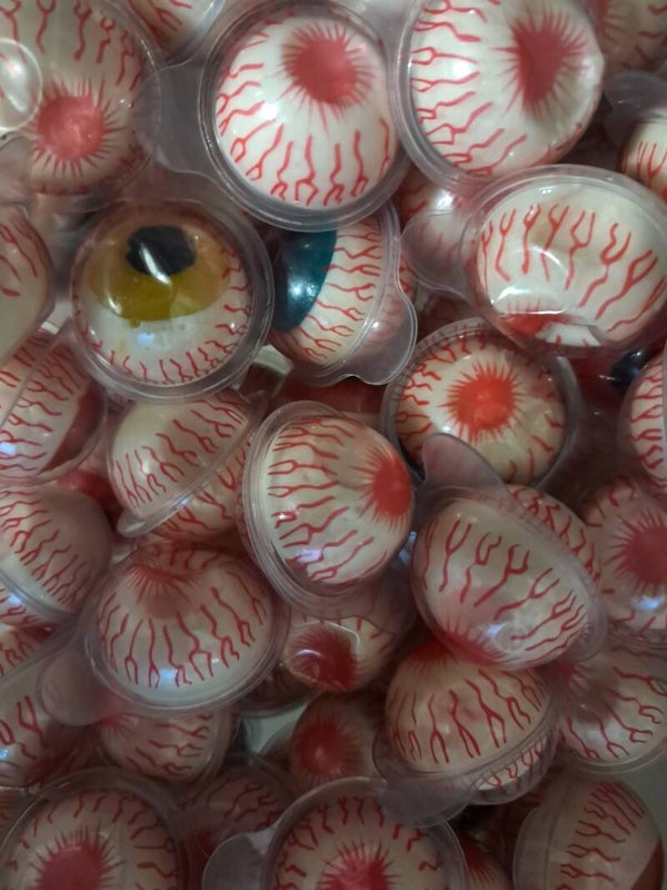 Œil d'halloween 4 pour 1,50€