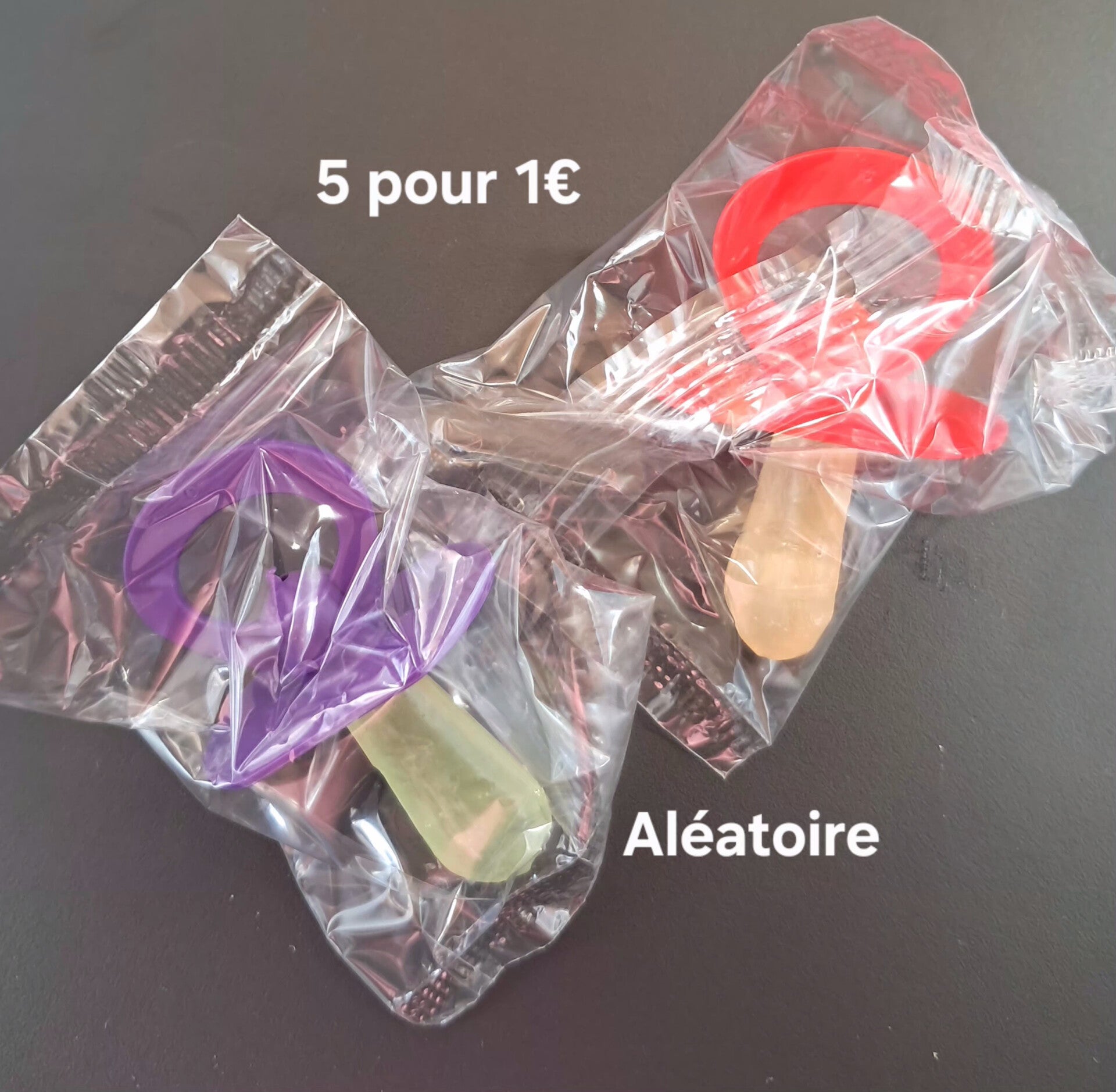 Sucette tétine 5 pour 1€