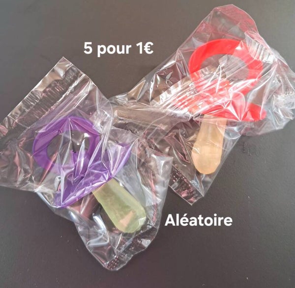 Sucette tétine 5 pour 1€