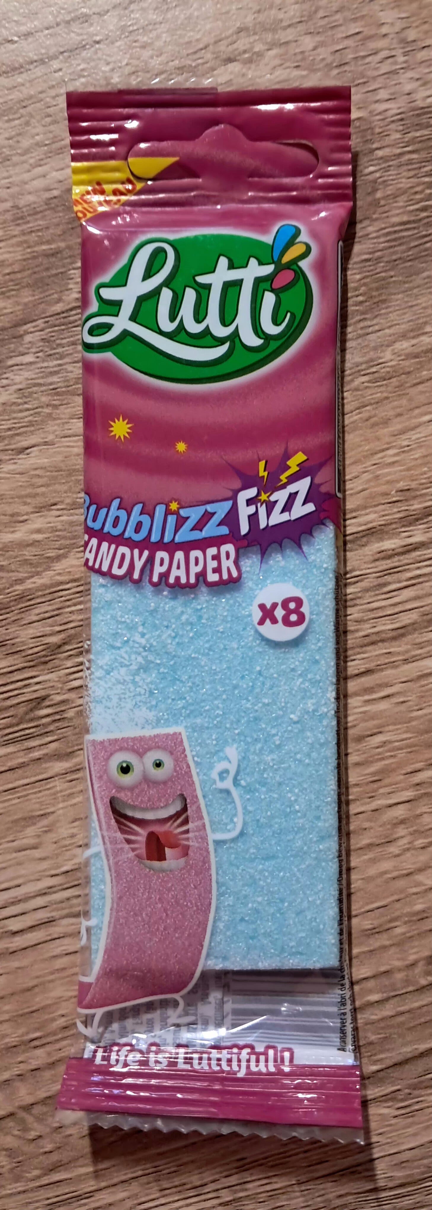 Papier à manger acidulé (pièce)