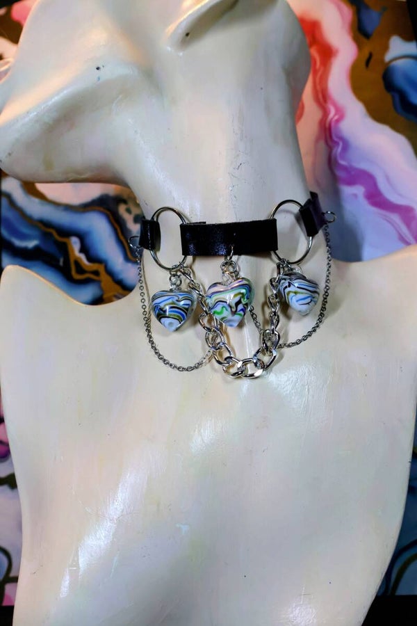 Glass Heart Choker