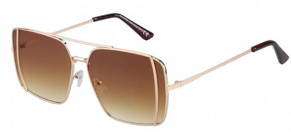 Zonnebril golden details - bruin