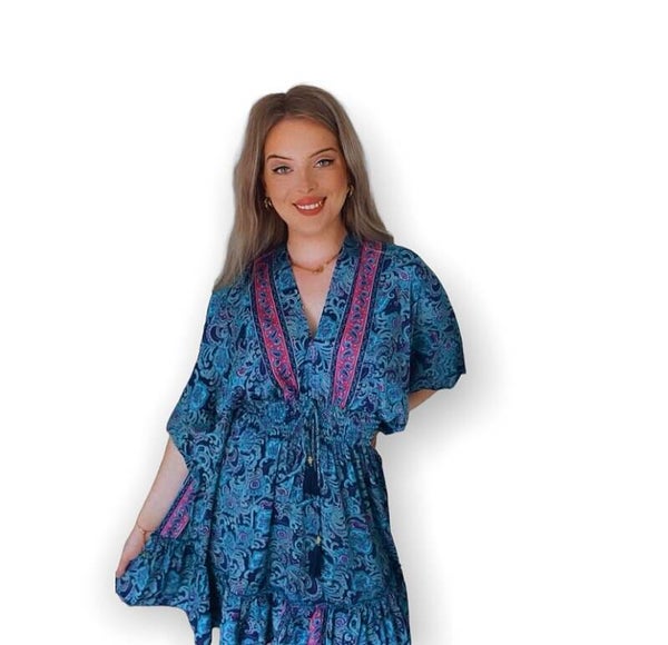 Jurk Liva - turquoise