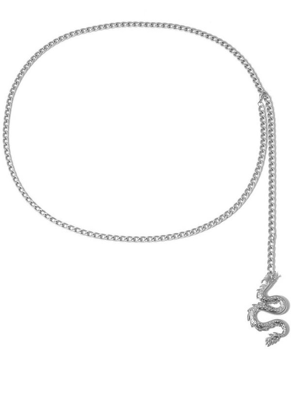 Chainbelt Dragon - zilver
